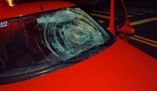Atropelamento na Daniel Mansani em Palmeira