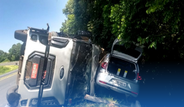 Acidente na BR 277 em Palmeira