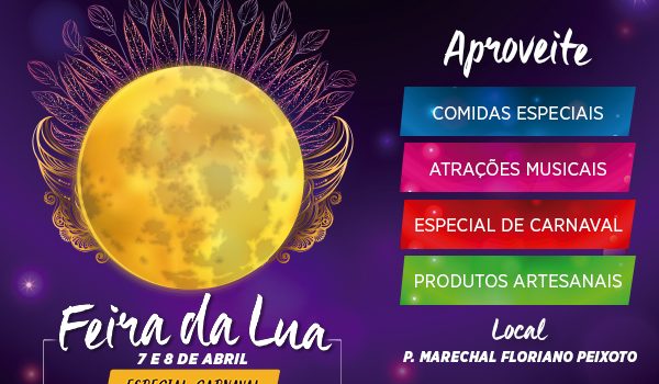 Palmeira terá Feira da Lua de Aniversário neste final de semana