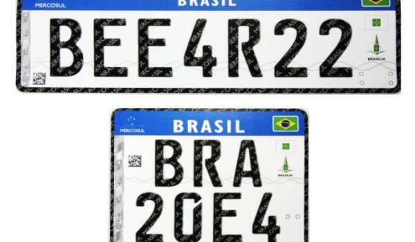 Obrigatoriedade das placas Mercosul fica para junho de 2019