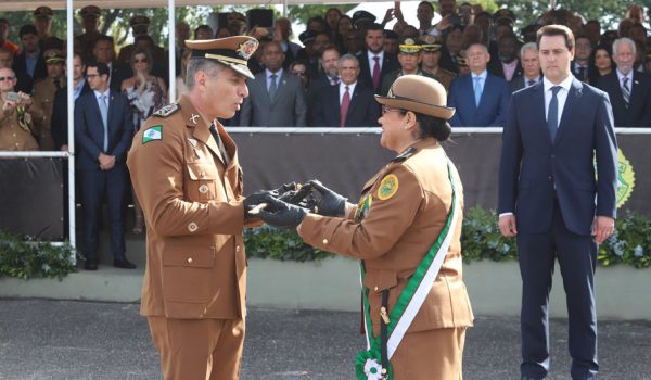 O novo comandante-geral da Polícia Militar do Paraná assume compromisso da valorização dos profissionais