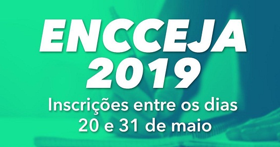 Inscrições para Encceja terminam nesta sexta-feira