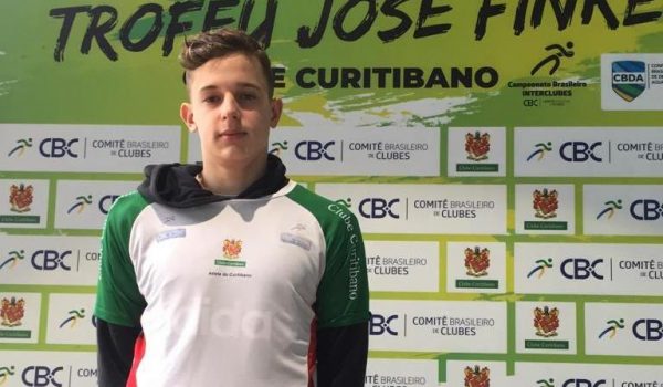 Luigi Maciel da Silva Participa de competição com ícones da natação nacional
