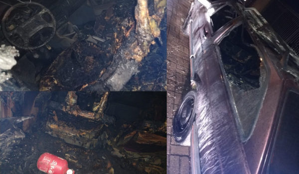 Homem é agredido por golpes de faca e tem veículo incendiado